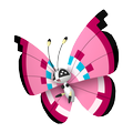 Vivillon Blumenmeermuster