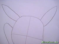 Zeichenkurs Pikachu - Schritt 3