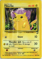 Base Set 2 87/130 Pikachu