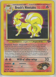 Gym Challenge 3/132 Brock's Ninetales