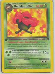 Team Rocket 30/82 Dunkles Giflor