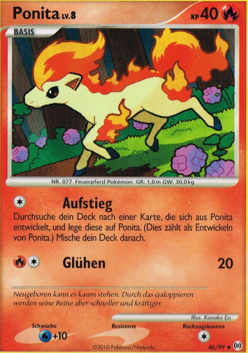 077 — Ponita im Pokédex — Bisafans.de
