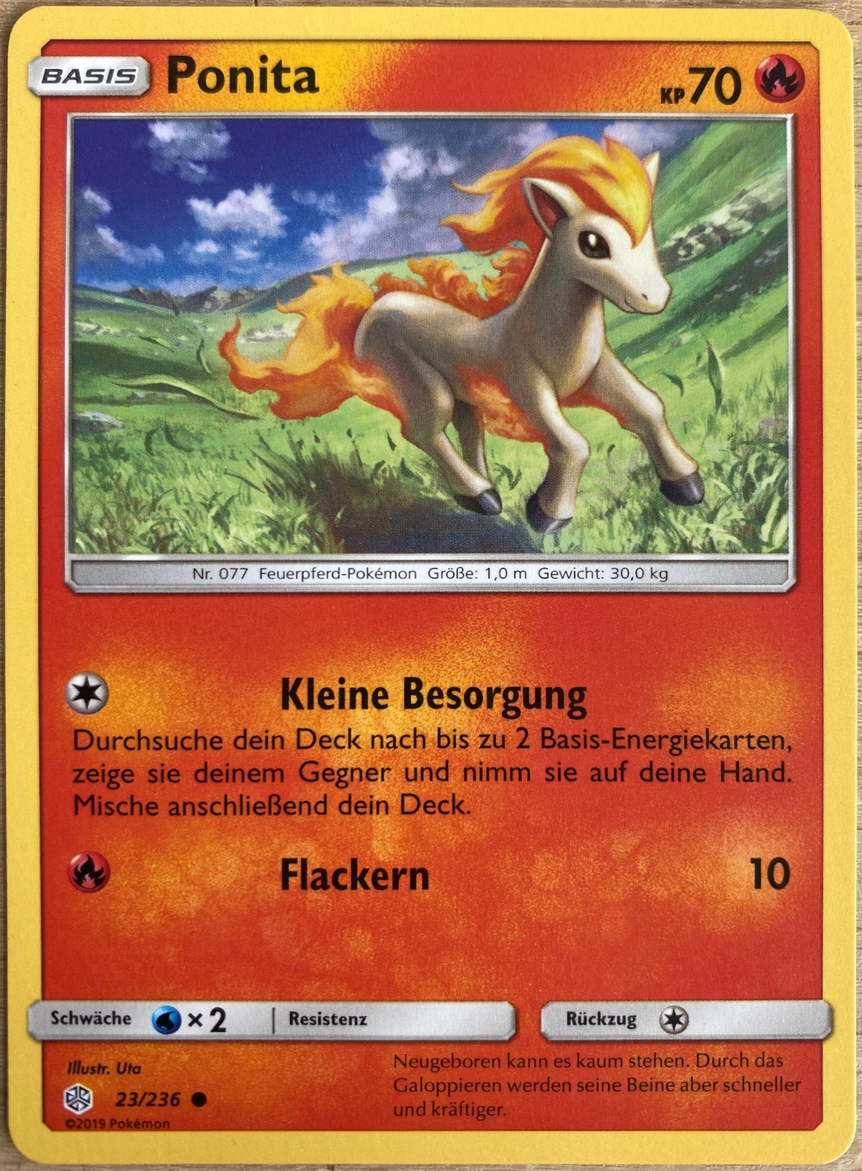 077 — Ponita im Pokédex — Bisafans.de