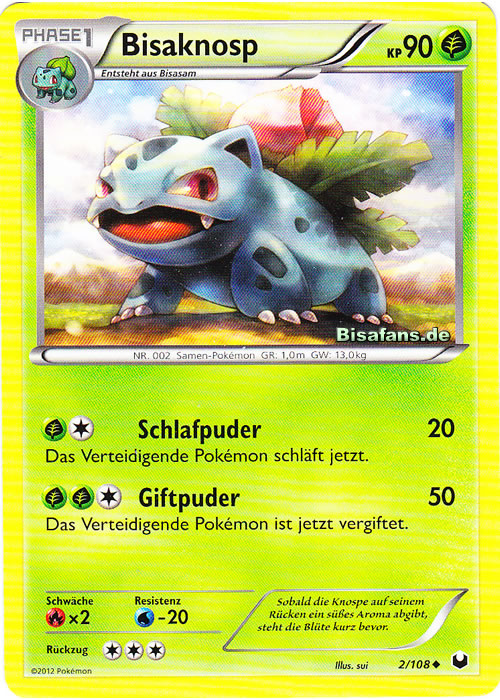 002 — Bisaknosp Im Pokédex — Bisafans De