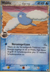 EX Dragon Frontiers 65/101 Wablu δ