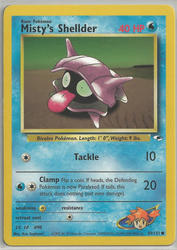 Gym Heroes 89/132 Misty's Shellder