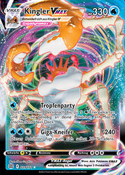 Strahlende Sterne 029/172 Kingler VMAX