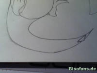 Zeichenkurs Lugia - Schritt 7