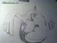 Zeichenkurs Lugia - Schritt 14