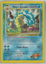 Gym Challenge 13/132 Misty's Gyarados