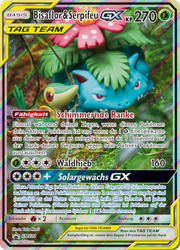 SM Black Star Promos SM229 Bisaflor & Serpifeu TAG TEAM GX