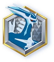 Emblem mit Dialga von Pokémon-Sammelkartenspiel-Pocket