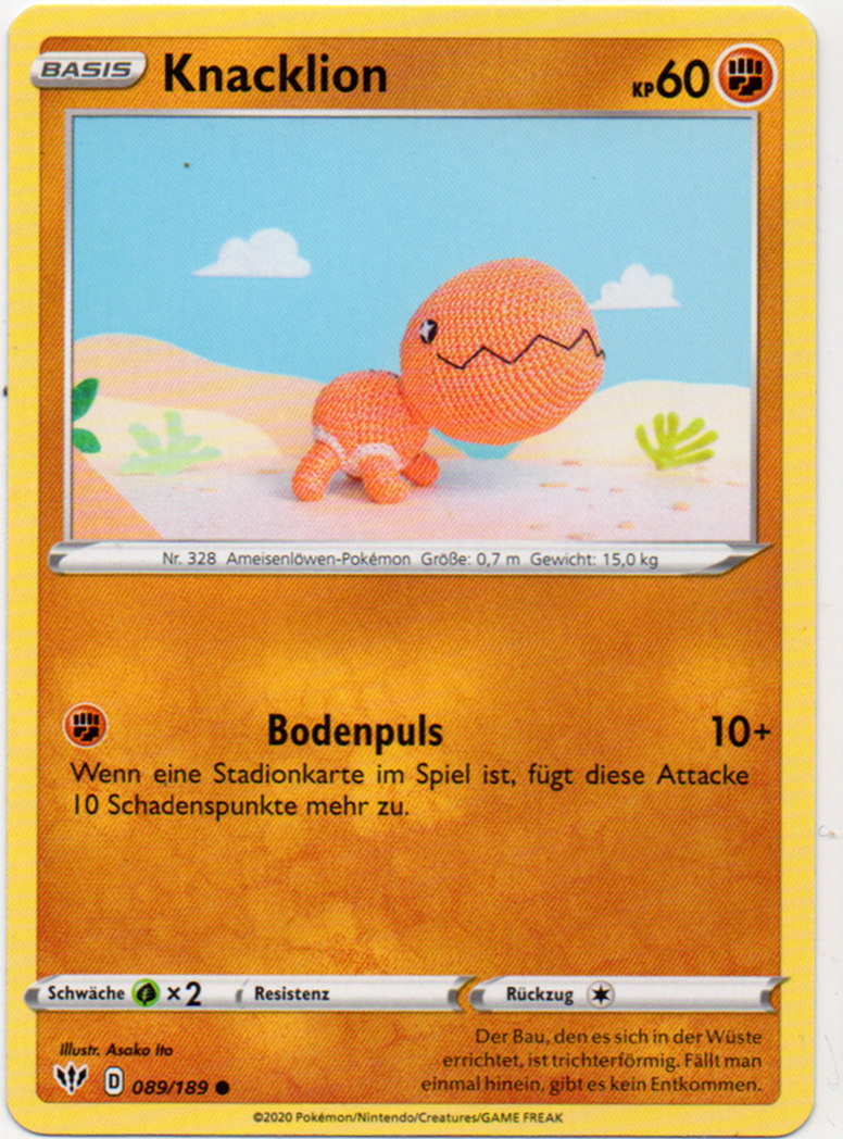 328 — Knacklion im Pokédex — Bisafans.de