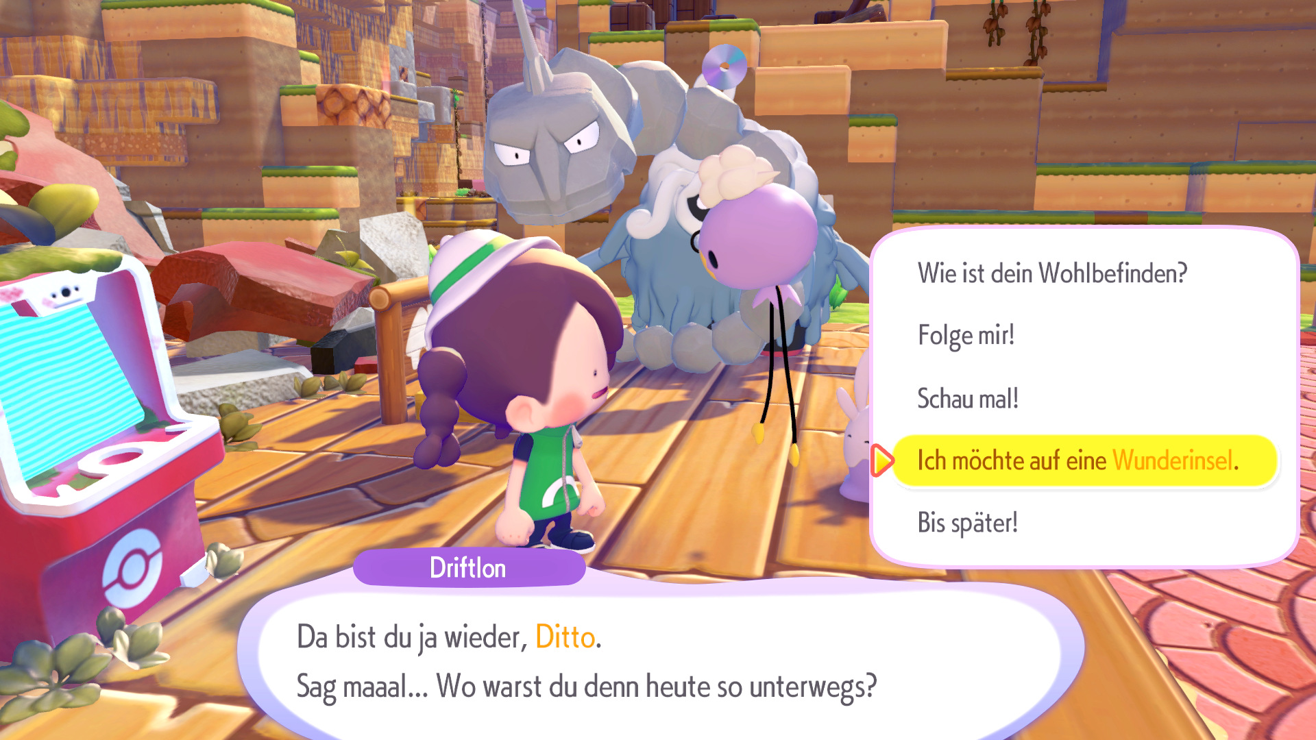 Screenshots zu Pokémon Pokopia Screenshots zu Pokémon Pokopia