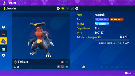Wilde Terakristall-Pokémon in Pokémon Karmesin und Purpur