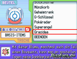 Gracidea im Rucksack Gracidea im Rucksack