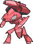 Genesect mit Flammenmodul Genesect mit Flammenmodul