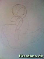 Zeichenkurs Guardevoir - Schritt 4