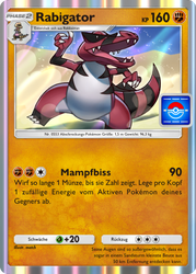 Pokémon-Sammelkartenspiel-Pocket 016/P-B Rabigator