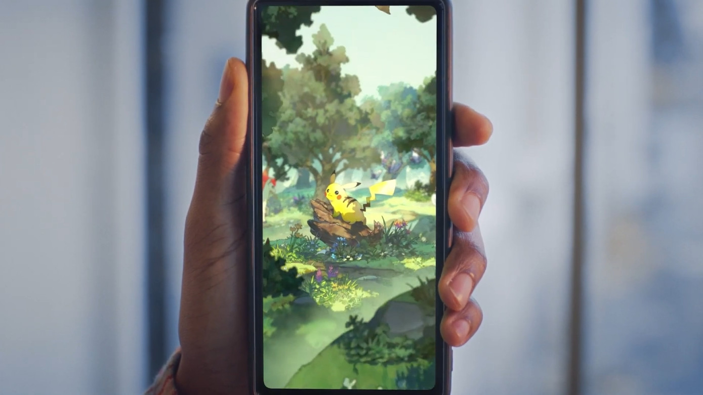 Screenshot des Trailers zu Pokémon-Sammelkartenspiel-Pocket Screenshot des Trailers zu Pokémon-Sammelkartenspiel-Pocket