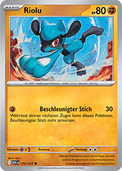 Erhabene Helden 112/217 Riolu
