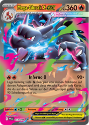 Fatale Flammen 013/094 Mega-Glurak X ex