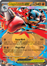 Mega-Entwicklung 077/132 Mega-Lucario ex
