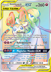 Kräfte im Einklang 225/214 Guardevoir & Feelinara TAG TEAM GX