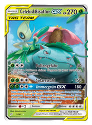 Teams sind Trumpf 1/181 Celebi & Bisaflor TAG TEAM GX