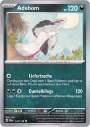 Entwicklungen in Paldea 147/193 Adebom