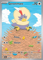 Schwarze Blitze 154/086 Geronimatz