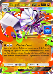 Pokémon-Sammelkartenspiel-Pocket 029/P-B Mega-Meditalis ex