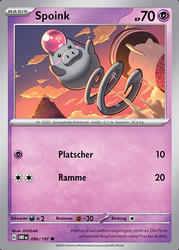 Obsidianflammen 090/197 Spoink
