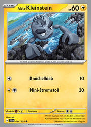 Reisegefährten 044/159 Alola-Kleinstein