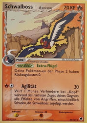 EX Dragon Frontiers 40/101 Schwalboss δ