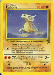 Base Set 2 70/130 Cubone
