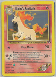 Gym Challenge 33/132 Blaine's Rapidash