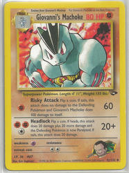 Gym Challenge 42/132 Giovanni's Machoke