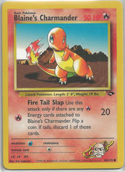 Gym Challenge 60/132 Blaine's Charmander