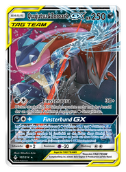 Kräfte im Einklang 107/214 Quajutsu & Zoroark TAG TEAM GX