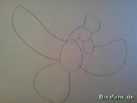 Zeichenkurs Ho-Oh - Schritt 1