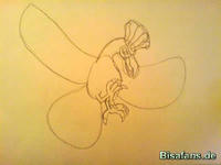 Zeichenkurs Ho-Oh - Schritt 4