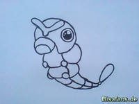 Zeichenkurs Raupy - Schritt 2