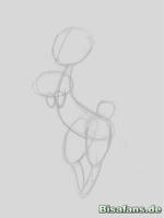 Zeichenkurs Schlapor - Schritt 2