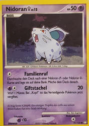 Geheimnisvolle Schätze 91/123 Nidoran♀