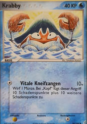 EX Crystal Guardians 54/100 Krabby
