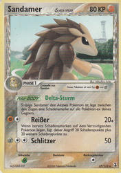 EX Delta Species 27/113 Sandamer δ