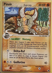 EX Dragon Frontiers 9/101 Pinsir δ