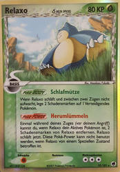 EX Dragon Frontiers 10/101 Relaxo δ