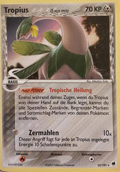 EX Dragon Frontiers 23/101 Tropius δ